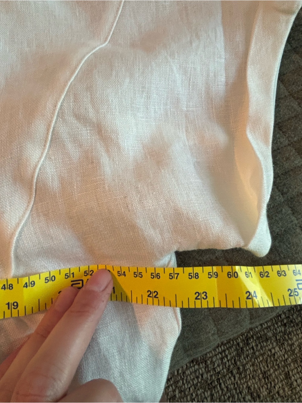 NWT Lintico 100% European Linen Pullover Quinlan Top in White size M - Picture 15 of 15